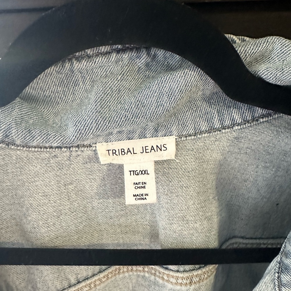 Two tone Jean jacket - Picture 4 of 5